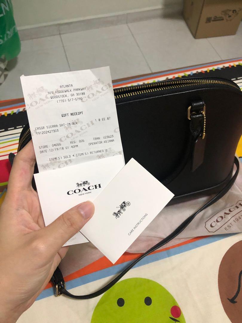 [new] authentic coach handbag, womens fashion