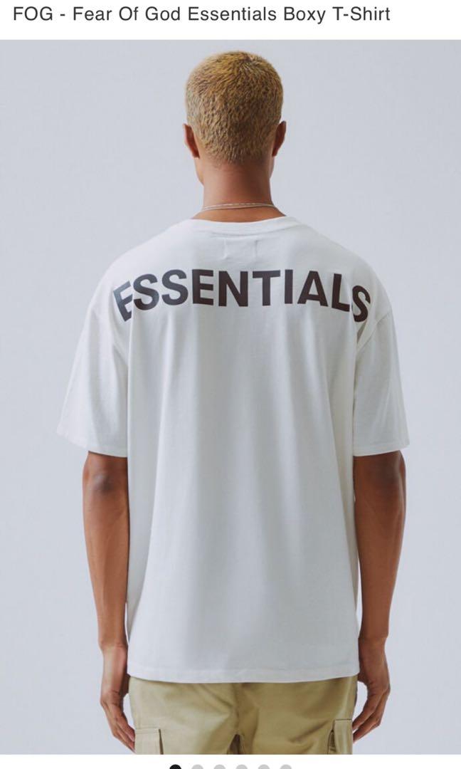 fearofgod字体复制,fearofgod字体 fear of god "essentials" boxy tee 3m