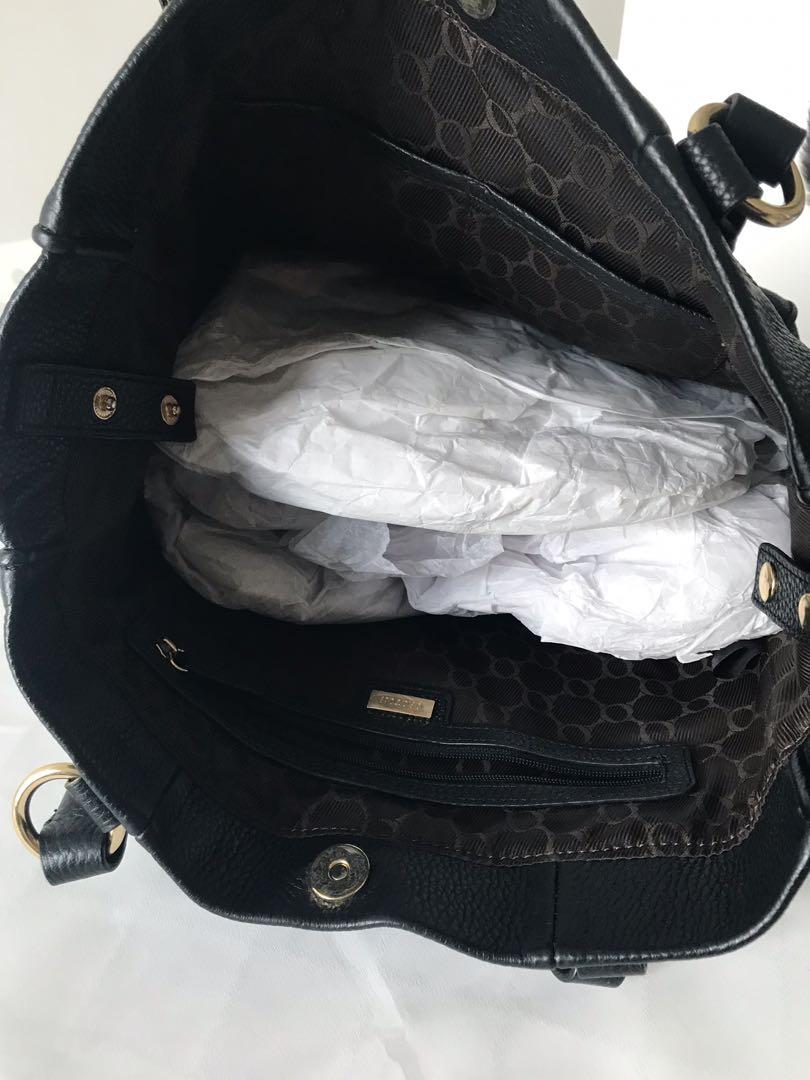 oroton leather handbag with gift box