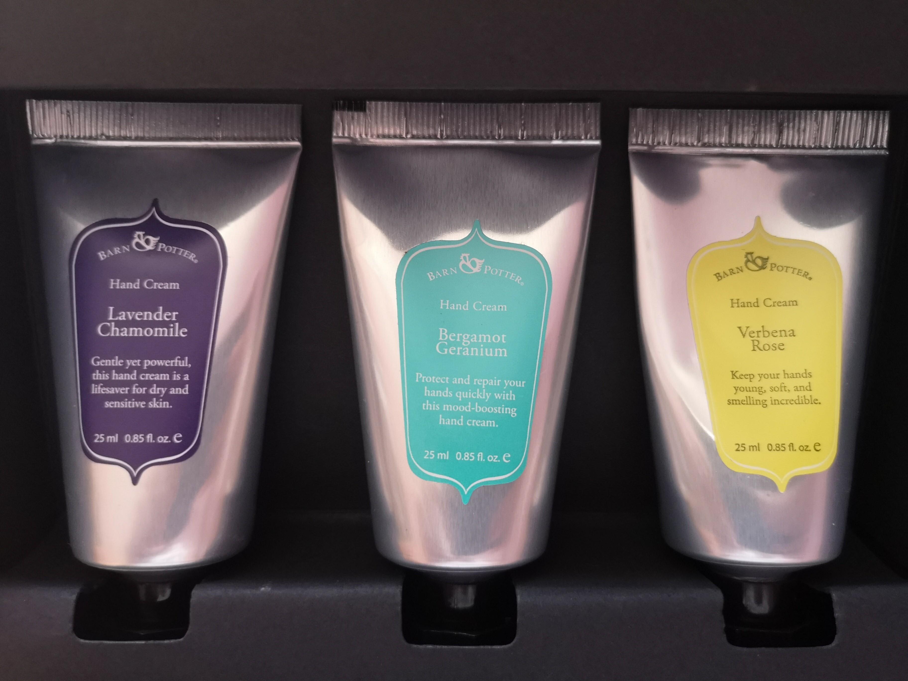 barn & potter hand cream gift set