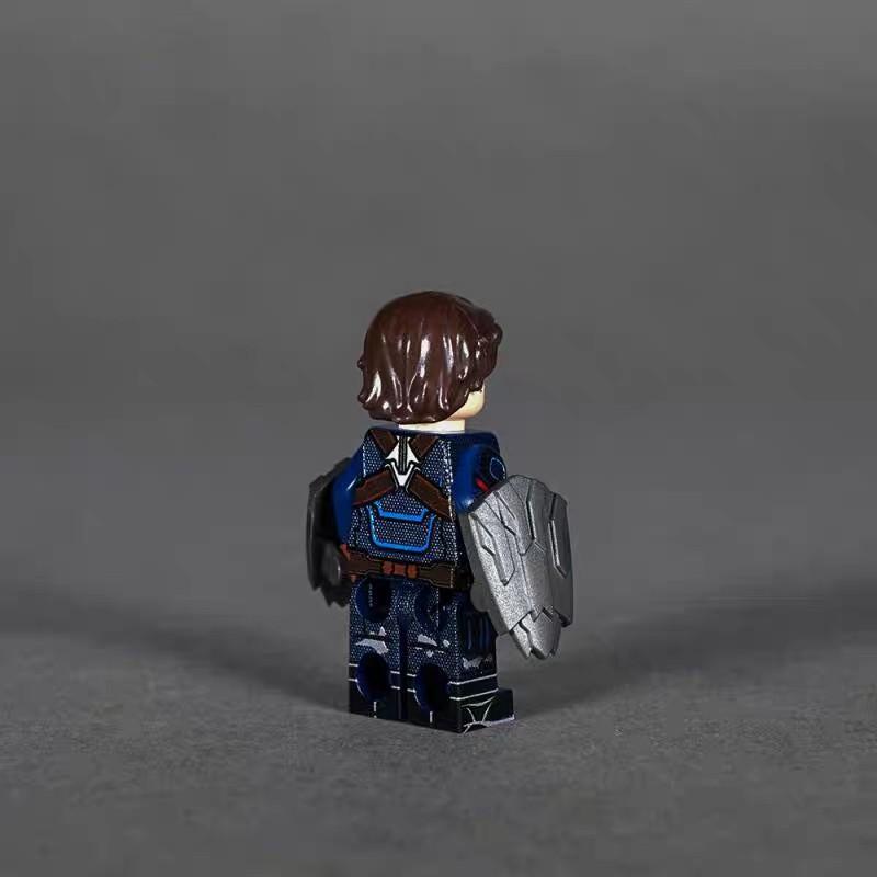 leyile lego 第三方人仔 美国队长配龙牌 爪盾一对