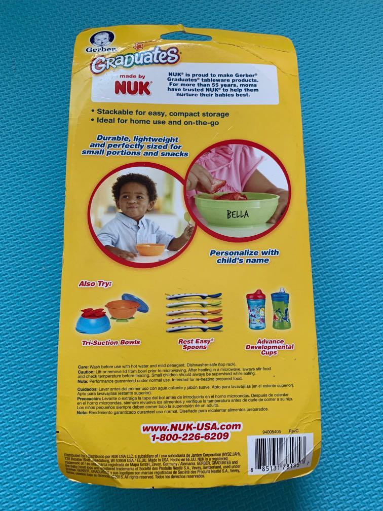 bn bpa free baby bowls  snap lock lids with a leak proof seal