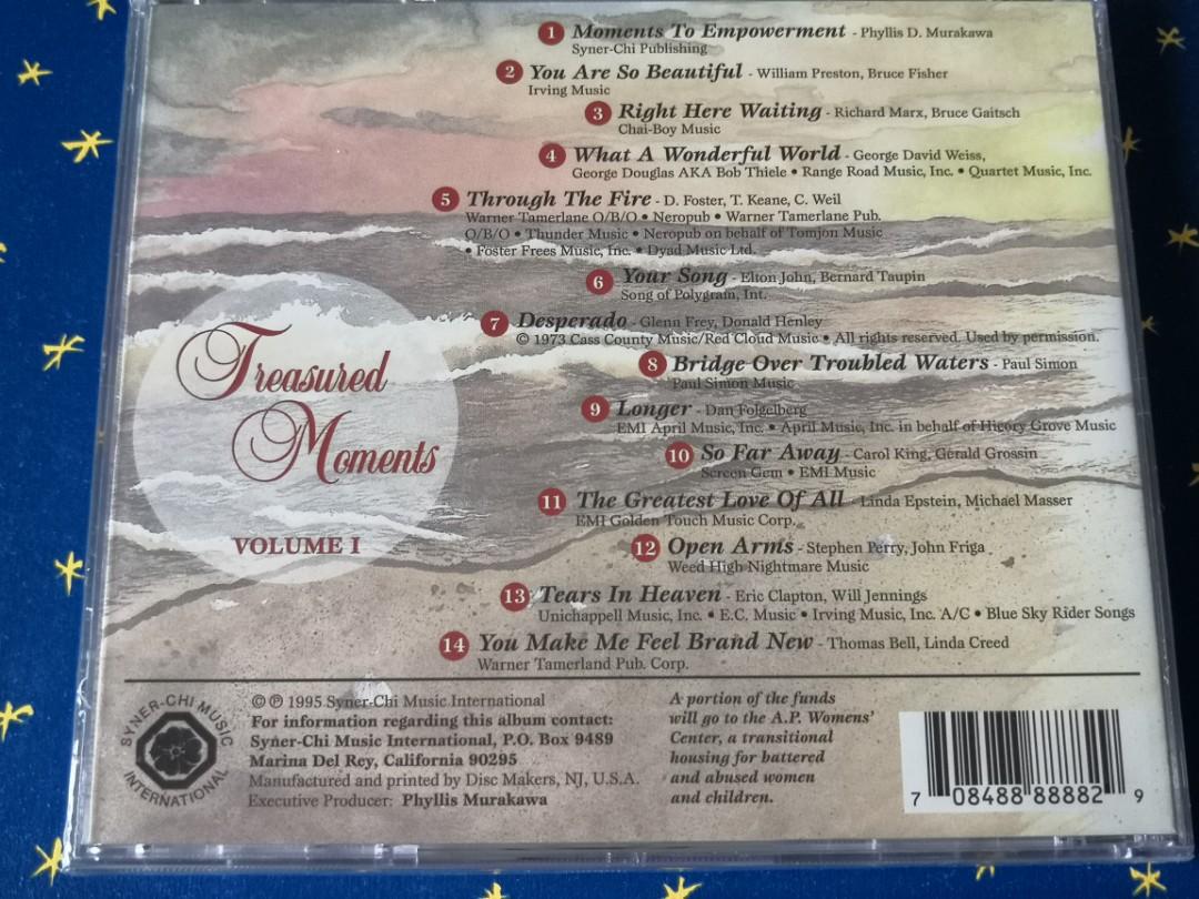 treasured moments volume 1 made in usa cd