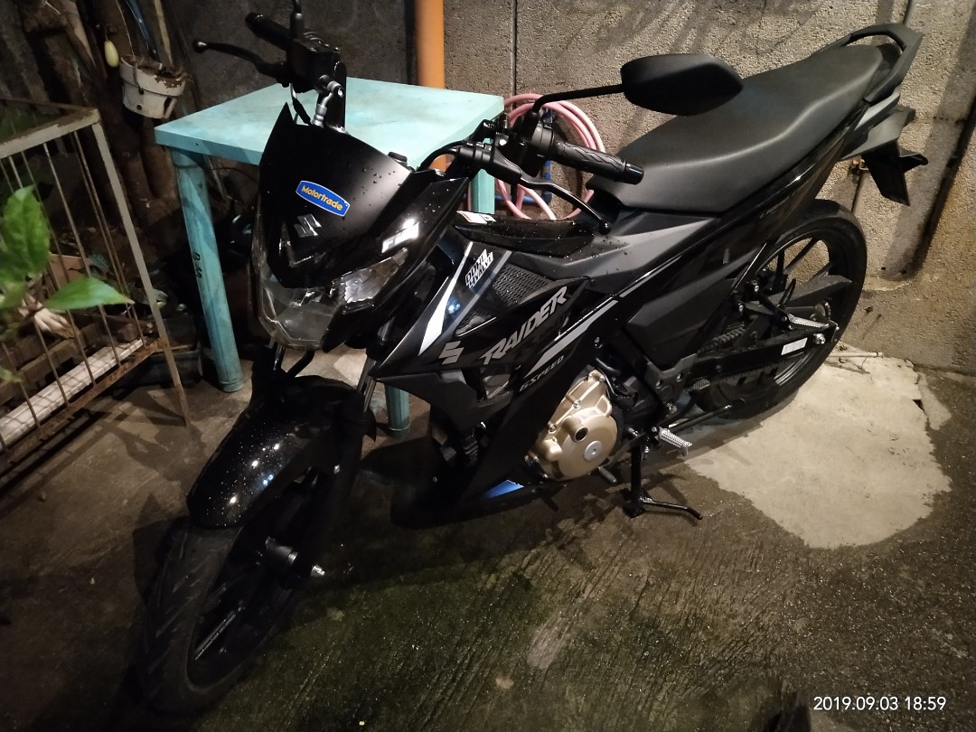 Suzuki Raider Fi Black New Not Yamaha Mio Mx Fi Motorbikes