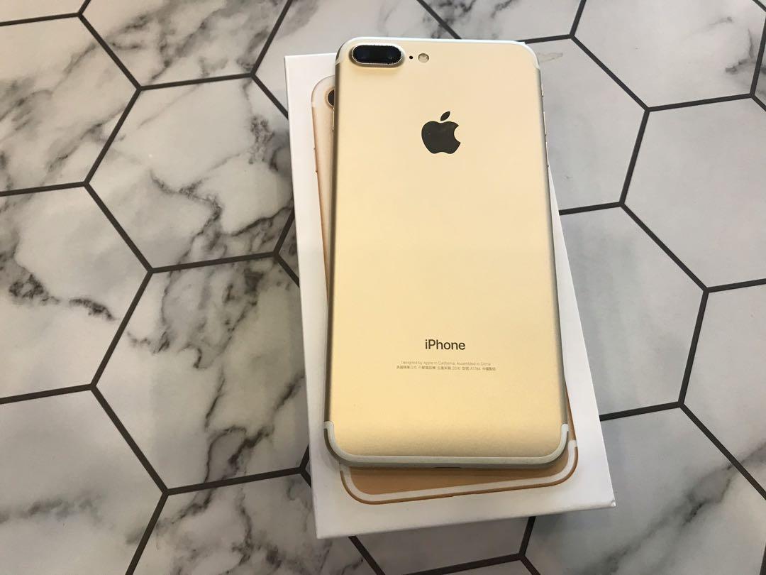 iphone7 plus 128g香槟金