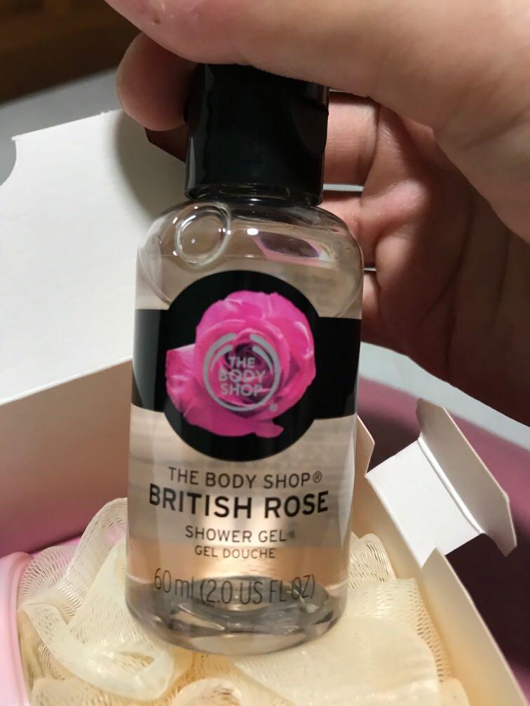the body shop gift set - british rose