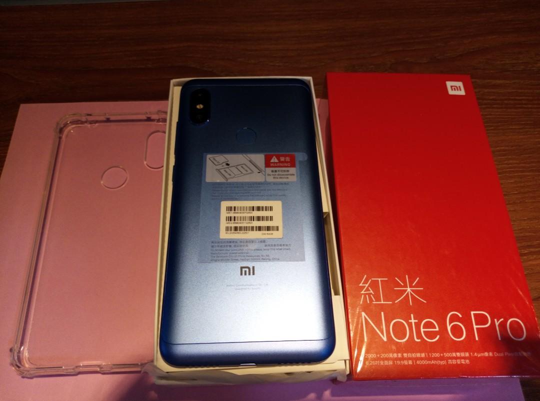 红米note6 pro 4g/64g蓝ai4镜头