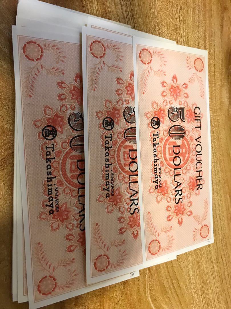 Takashimaya Vouchers Everything Else On Carousell