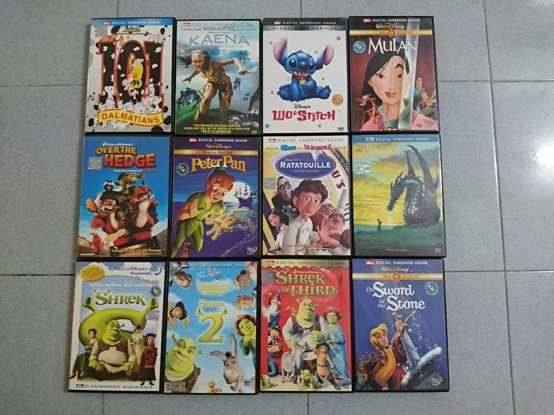 dvd: disney movies assorted