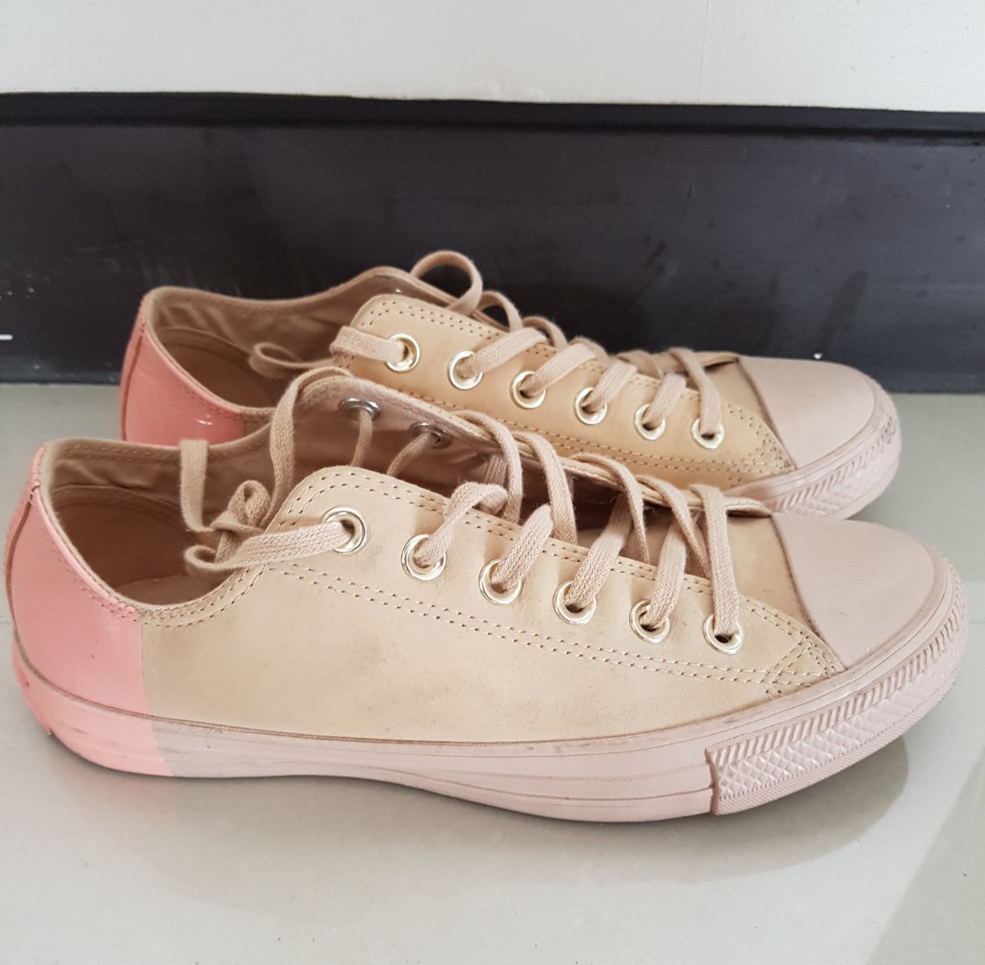 Converse Nude Us Women S Fashion Footwear Sneakers On Carousell