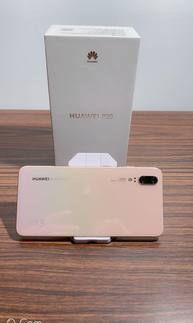 二手 华为 huawei p20 手机 樱粉金