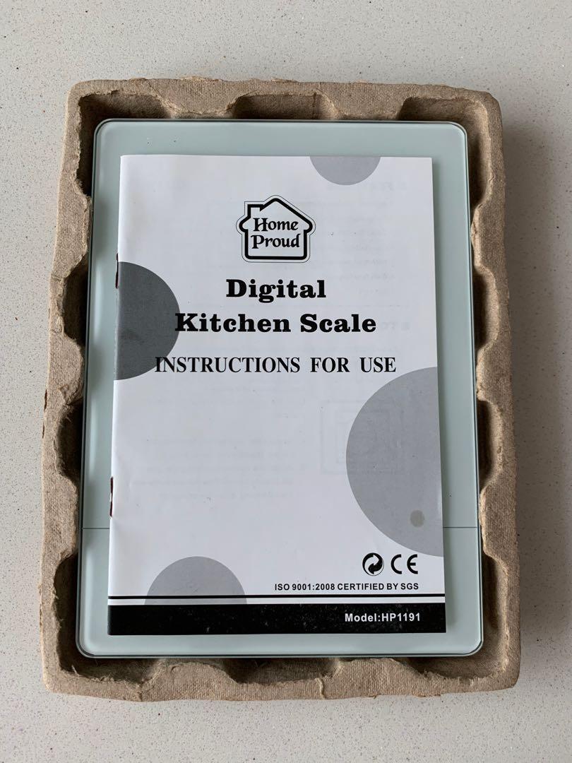 digital kitchen scale