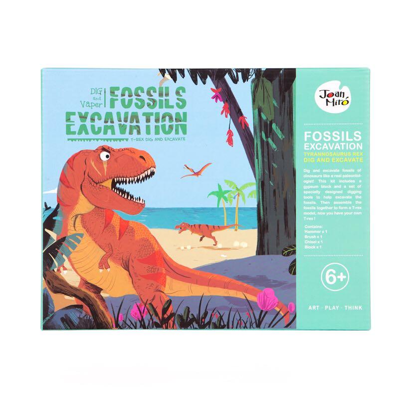 and excavate fossils of dinosaurs like a real palaeontologist!