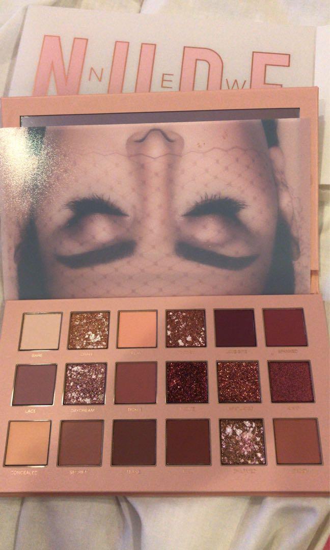 Huda Beauty Nude Eyeshadow Palette Health Beauty Makeup On Carousell