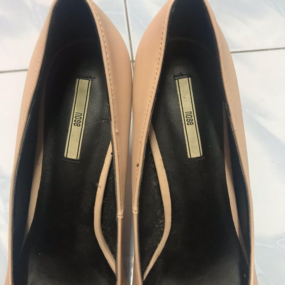 Nude Heels Women S Fashion Footwear Heels On Carousell