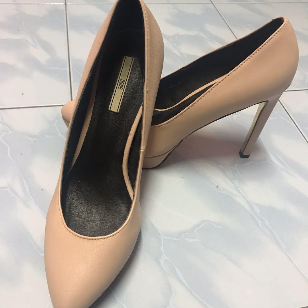 Nude Heels Women S Fashion Footwear Heels On Carousell