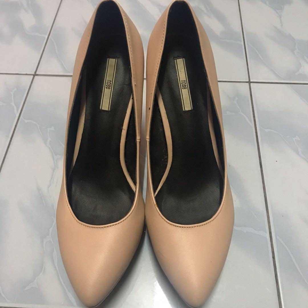 Nude Heels Women S Fashion Footwear Heels On Carousell