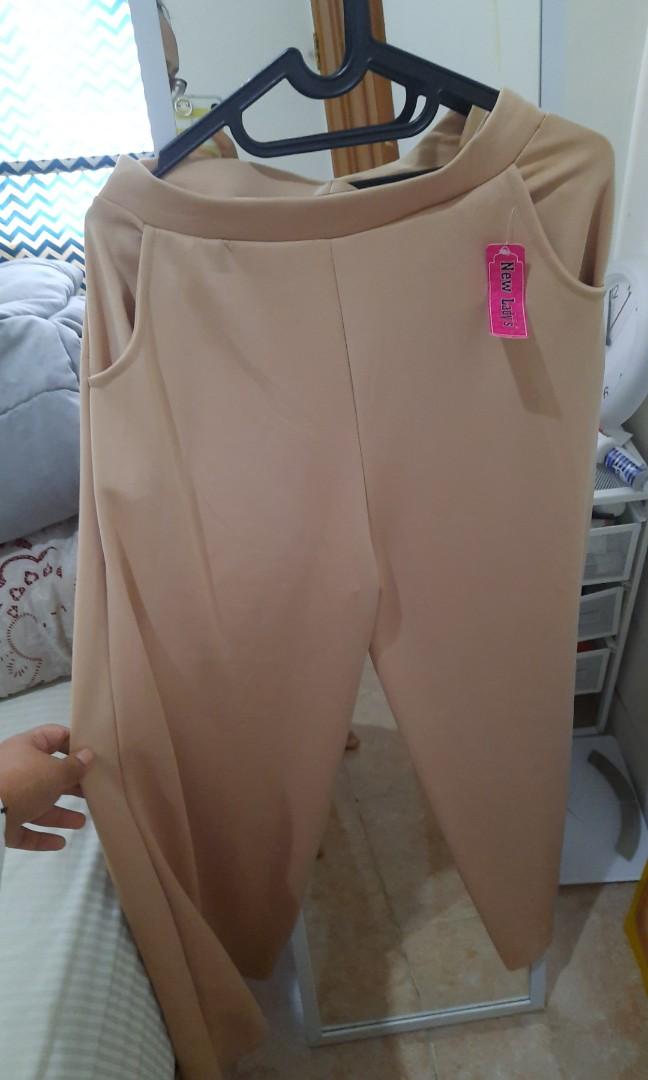 Kulot Nude Fit To Xl Fesyen Wanita Pakaian Wanita Bawahan Di Carousell