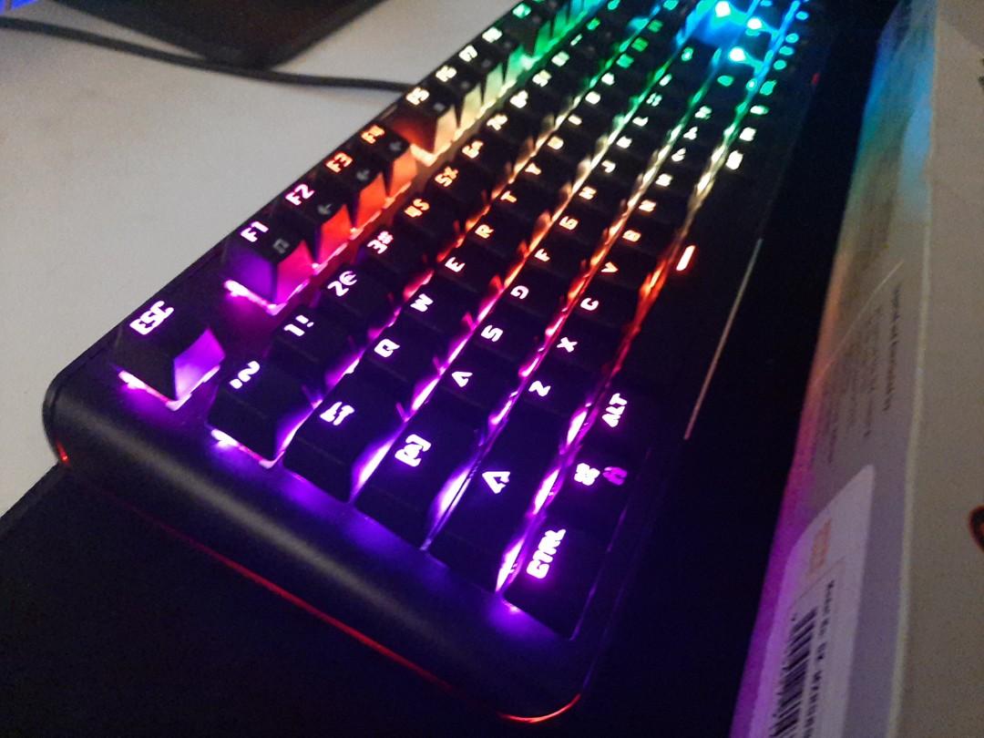 Mechanical Gaming Keyboard Brown Switch Hot Swappable Computers Tech