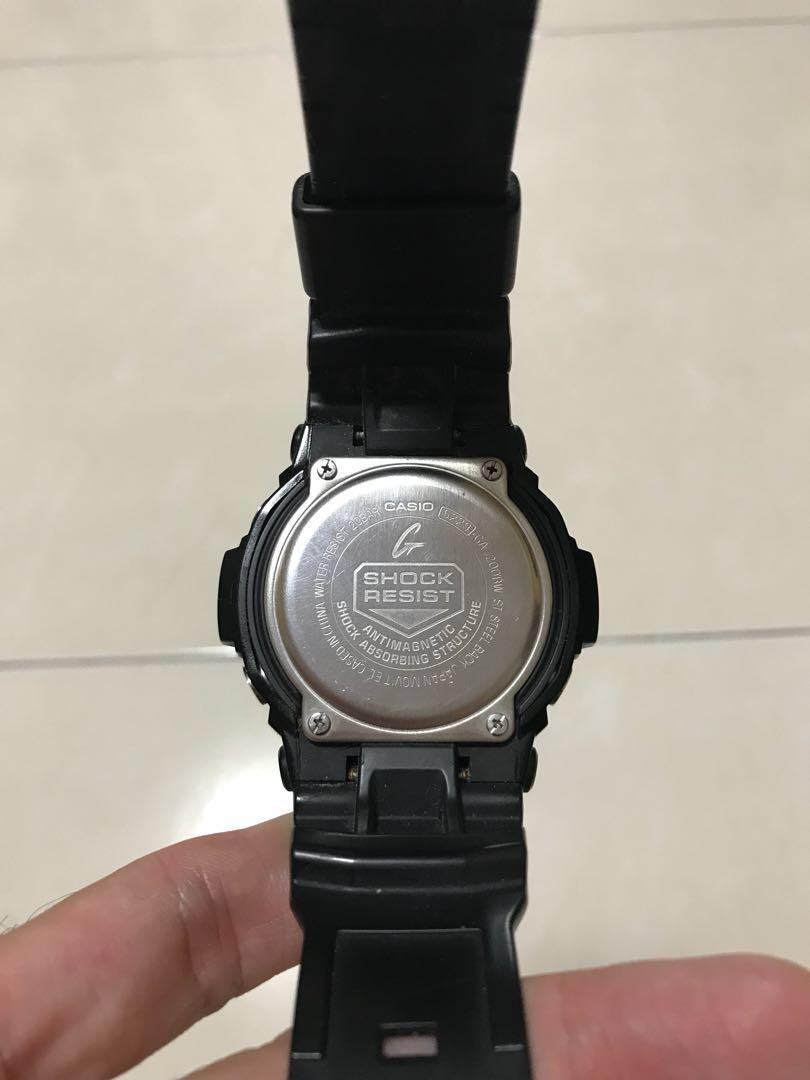 卡西欧 casio g-shock protection 银黑表