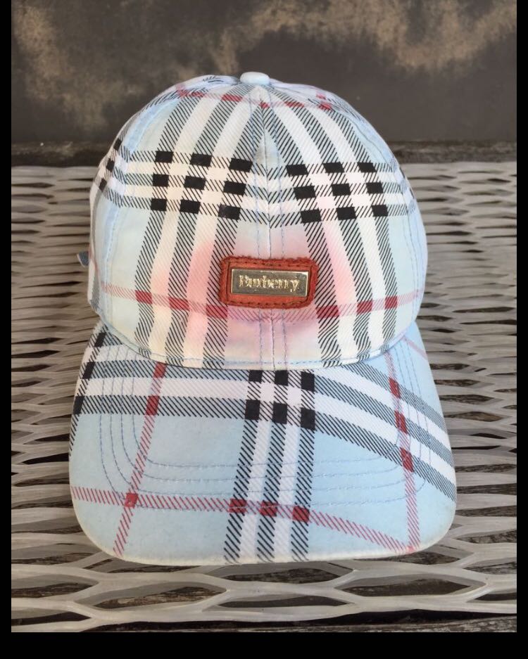 Burberry Cap Luxury Accessories On Carousell