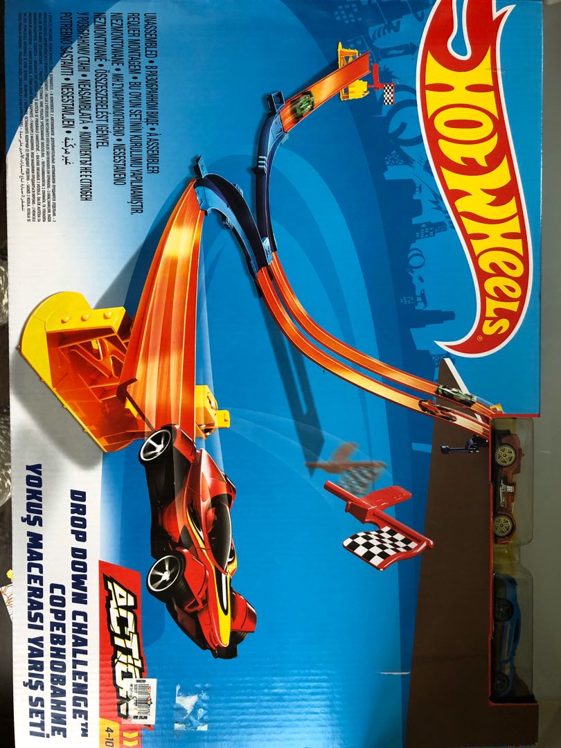 Hot Wheels Drop Down Challenge Track Set Hobbies Toys Toys Games On Carousell