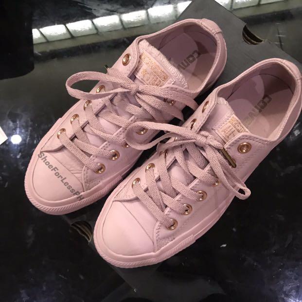 Original Nude Converse Low Cut Sneakers Women S Fashion Footwear Sneakers On Carousell