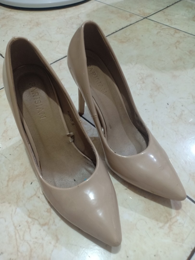 Parisian Nude Heels Women S Fashion Footwear Heels On Carousell