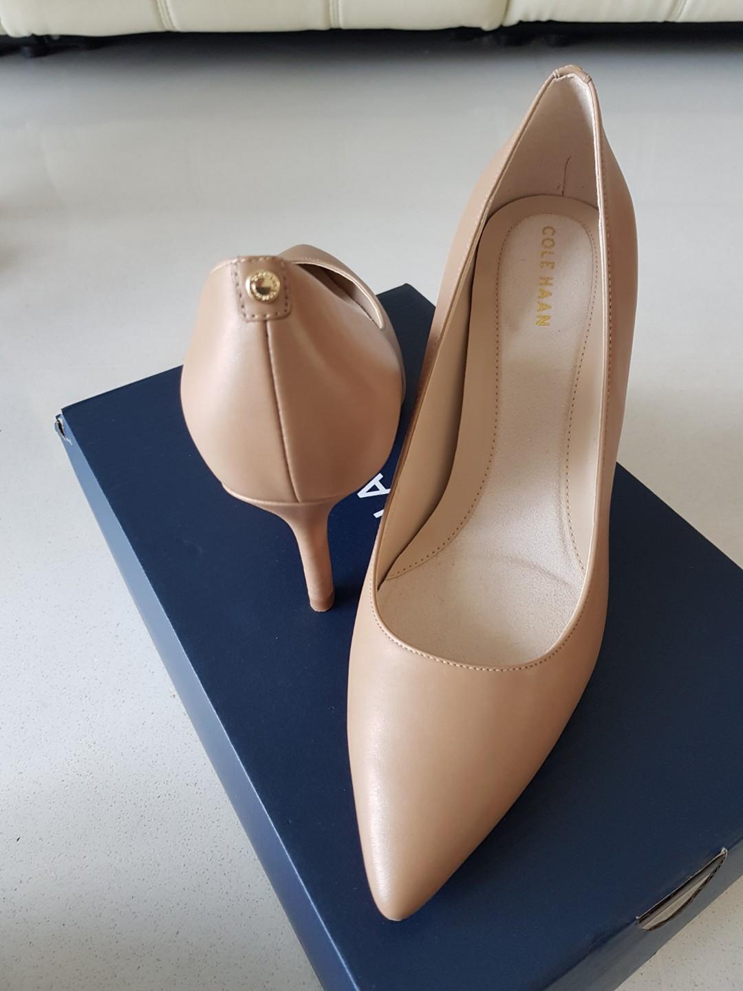 Cole Haan Nude Heels Women S Fashion Footwear Heels On Carousell