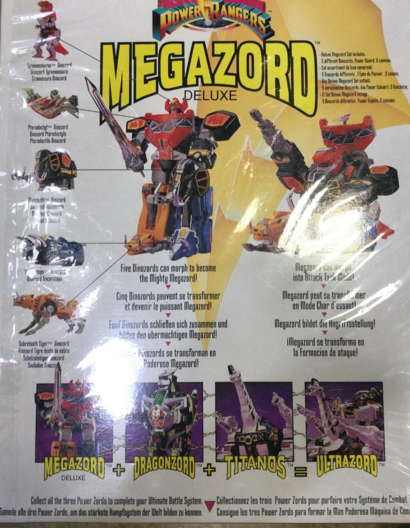 Mib Condition Vintage Mighty Morphin Power Rangers Megazords
