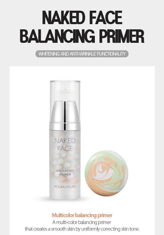 Holika Holika Naked Face Balancing Primer Po Beauty Personal Care Face Makeup On Carousell