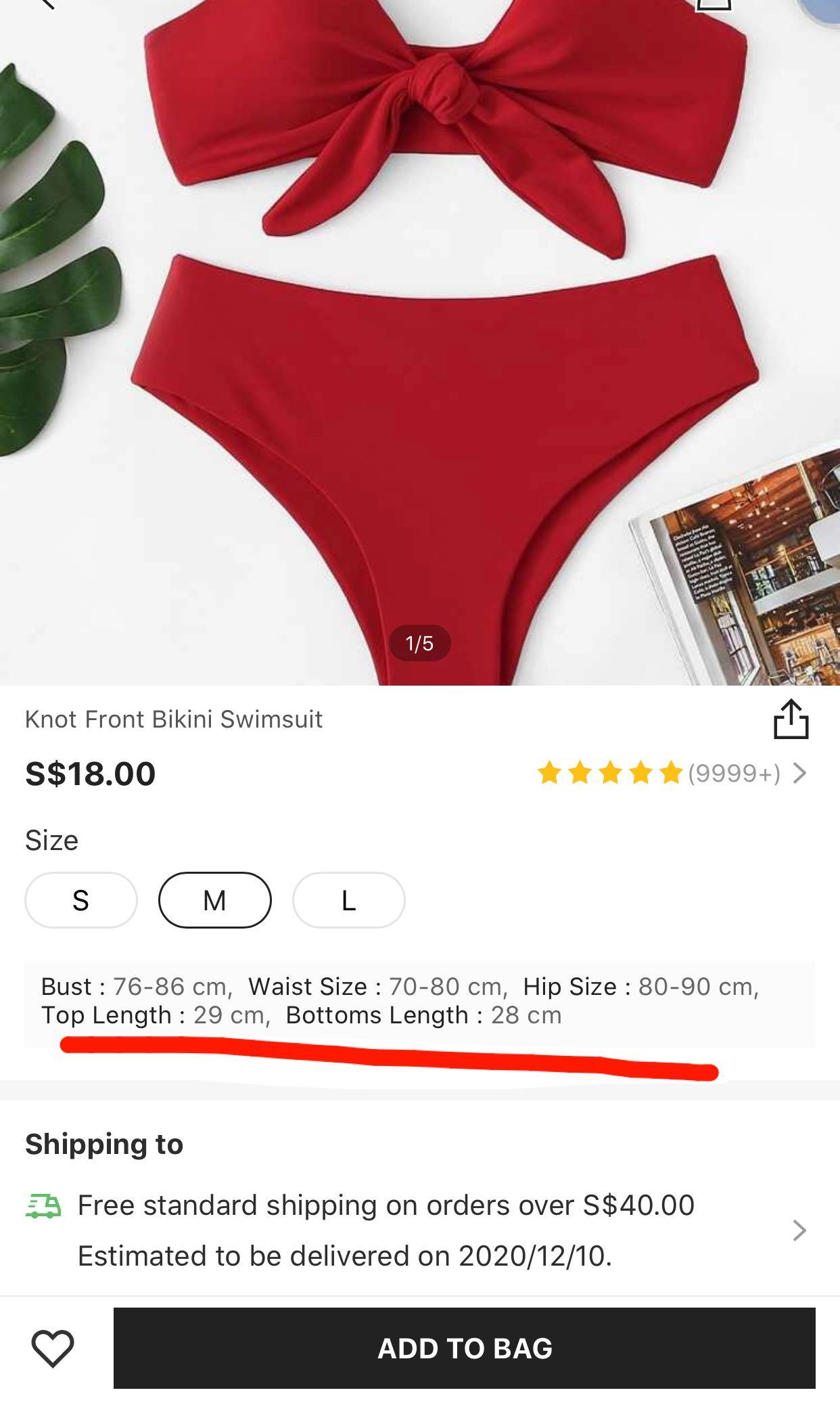 Bn Shein Bikini Set Women S Fashion Swimwear Bikinis Swimsuits