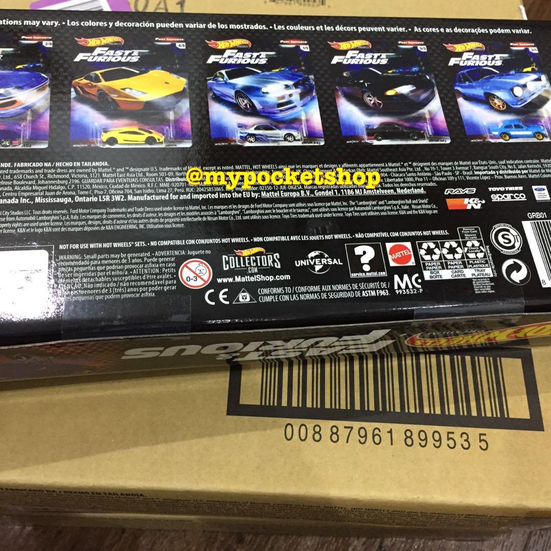 RESERVED Hot Wheels FAST FURIOUS Fast Imports Hotwheels Premium Limited Edition Boxset