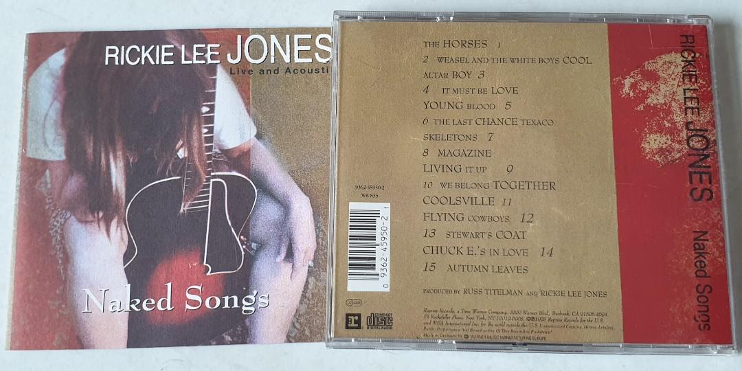 Rickie Lee Jones Naked Songs Live Germany Press Cd Hobbies Toys Music Media Cds