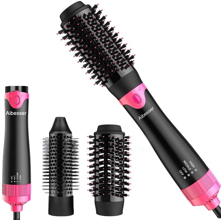 MID LOW Aibesser Hair Dryer Brush Dual Replacement Head Upgrade 2 In 1 Hot Air Styler And