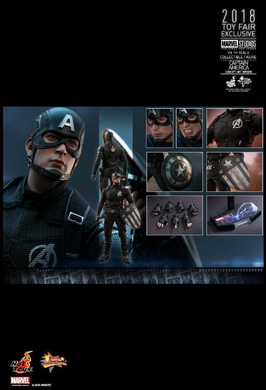 Hot Toys MARVEL STUDIOS THE FIRST TEN YEARS CAPTAIN AMERICA CONCEPT ART VERSION MMS488