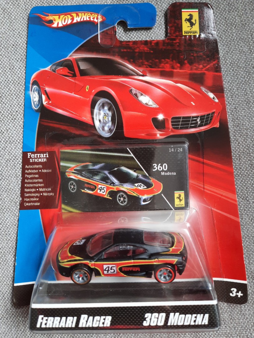 日卡 Hot Wheels Ferrari Modena Ferrari Racer 興趣及遊戲 玩具 遊戲類 Carousell