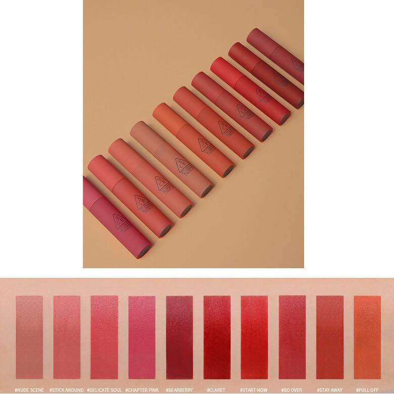 3CE Blurring Liquid Lip Nude Scene Health Beauty Makeup On Carousell