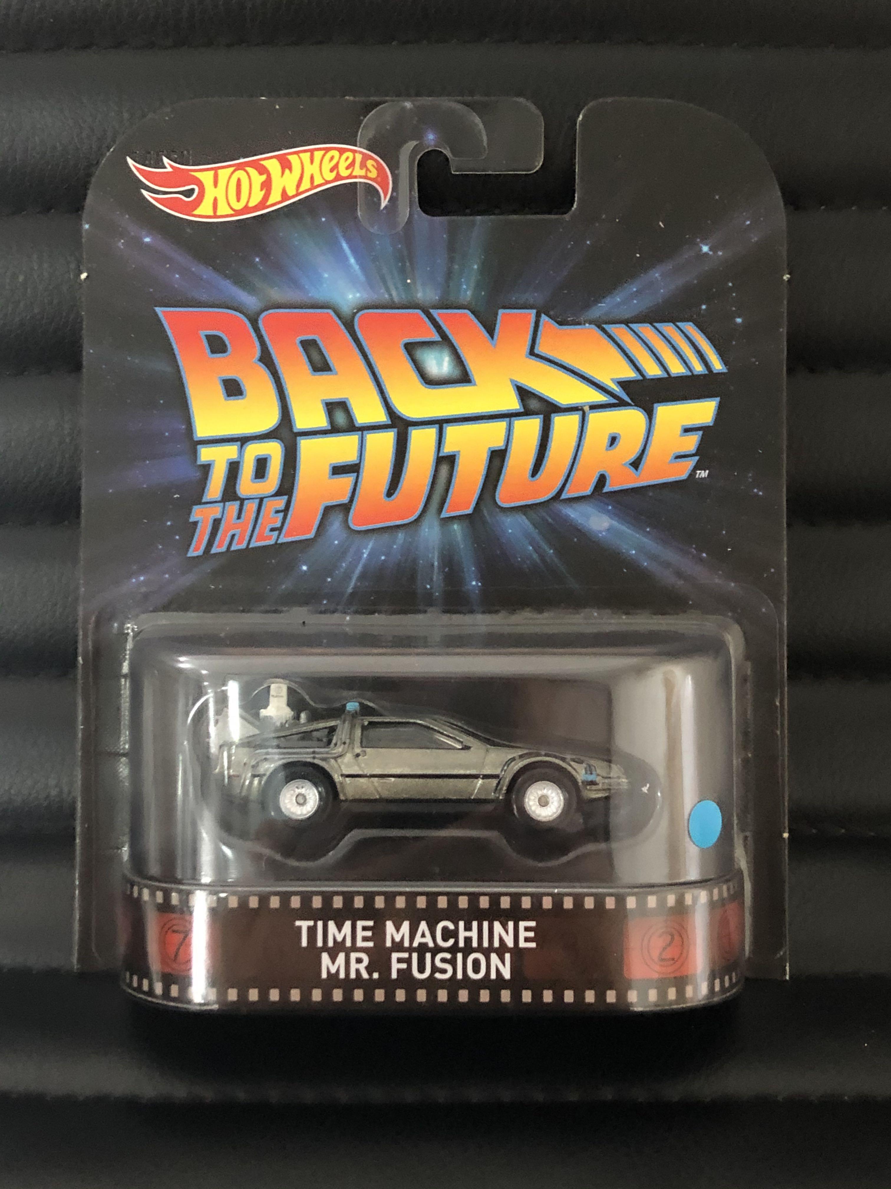 Hot Wheels Retro Entertainment BTTF Back To The Future Time Machine Time Fusion Hobbies Toys