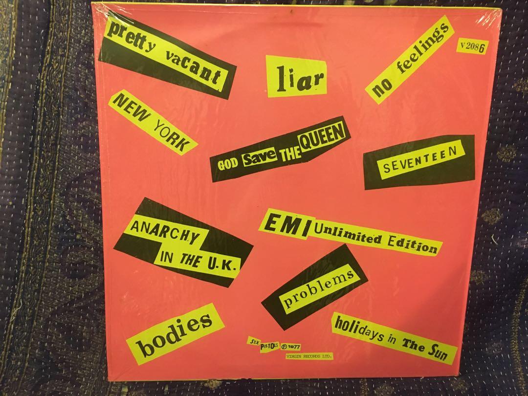 Sex Pistols Never Mind The Bollocks Heres The Sex Pistols 1977 UK Press Vinyl 黑膠唱片 LP 興趣及遊戲