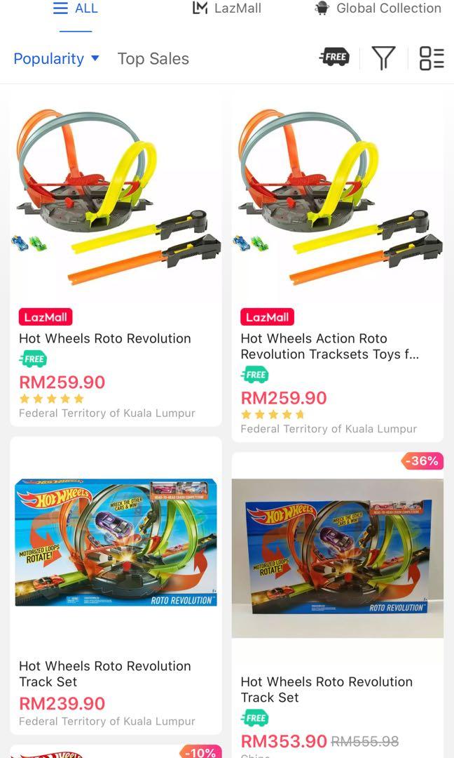 ROTO REVOLUTION HOT WHEELS TRACK Hobbies Toys Toys Games On Carousell