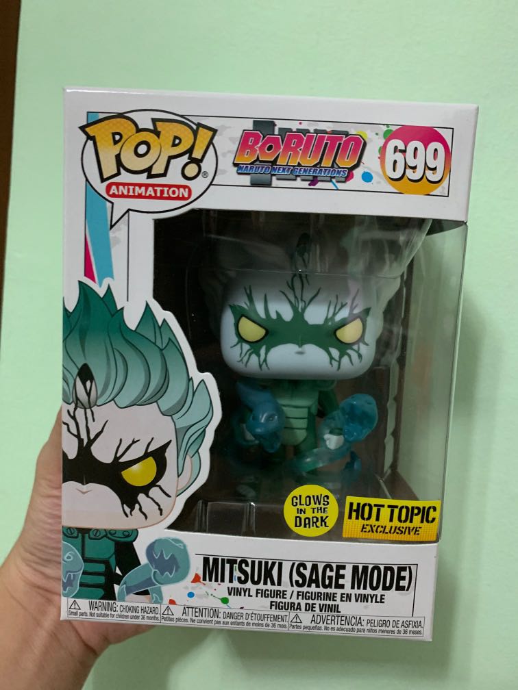 Mitsuki Sage Mode Gitd Funko Pop With Hot Topic Sticker Hobbies Toys Toys Games On Carousell