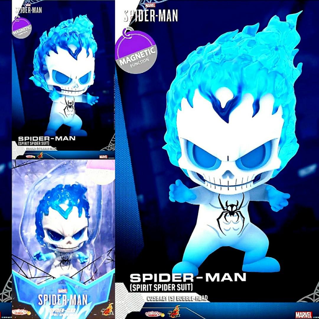 Misb Hot Toys Cosbaby Magnetic Function Spider Man Spirit Spider Suit