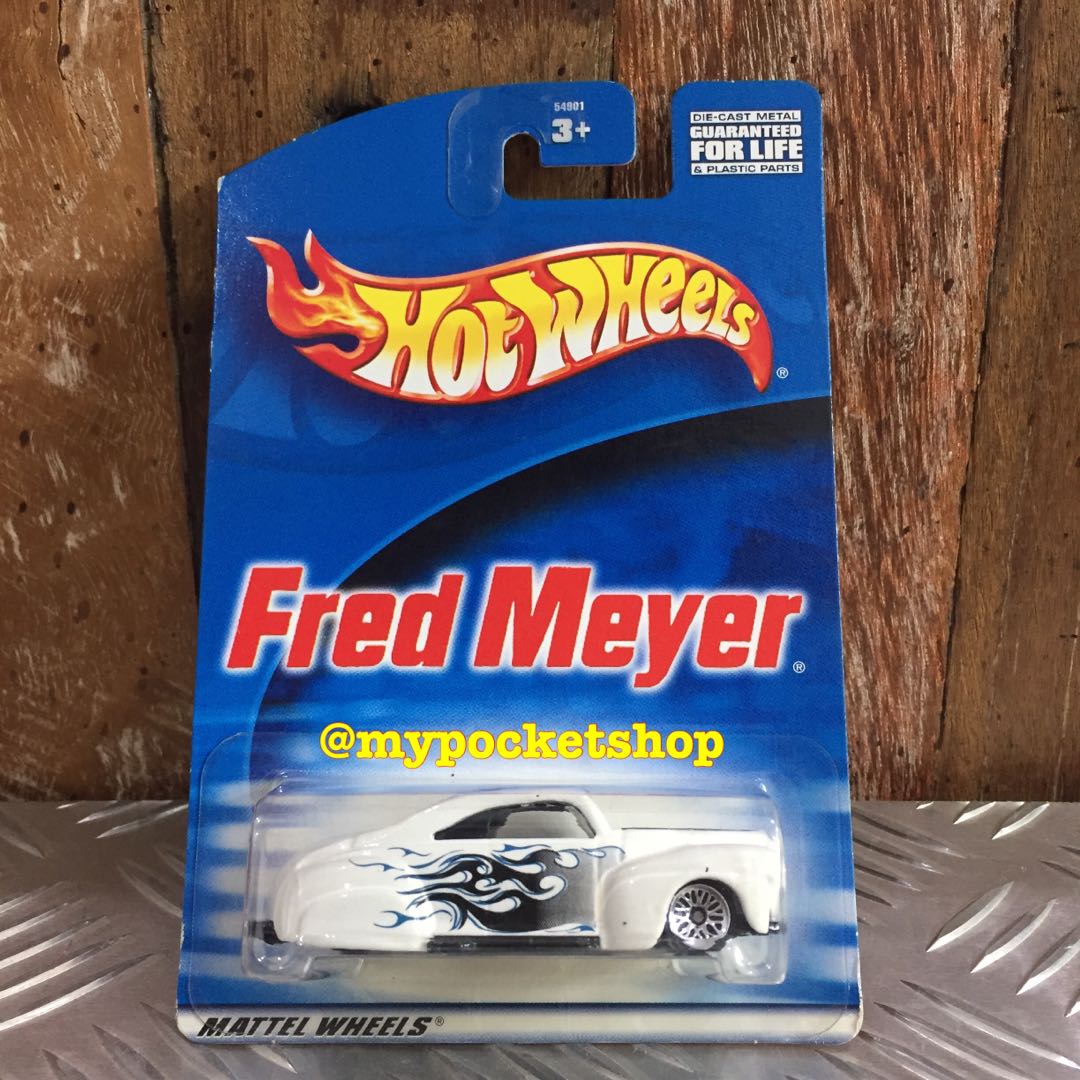 Hot Wheels TAIL DRAGGER 2001 Hotwheels Fred Meyer Promotional Card Kroger Exclusive Hobbies