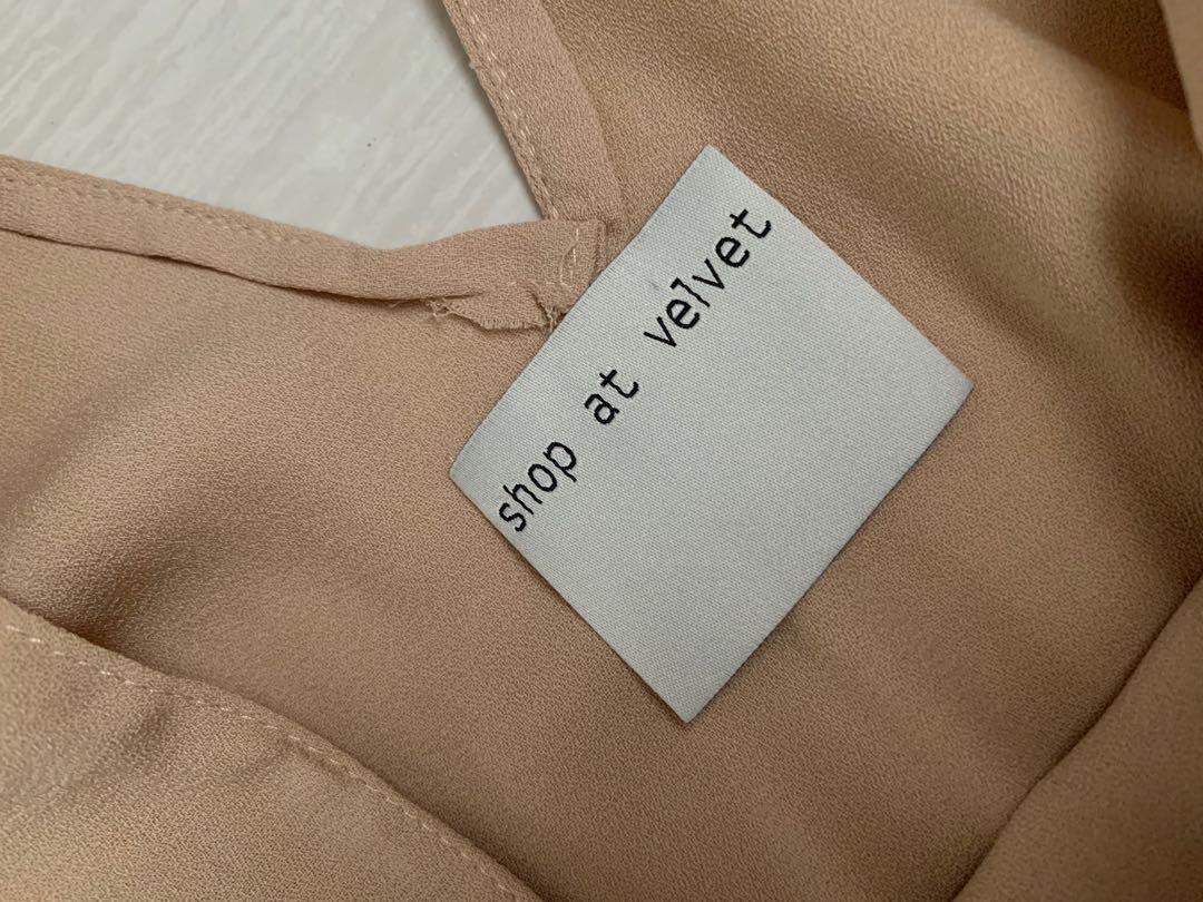 Shopatvelvet Nude Elevation Dress Fesyen Wanita Pakaian Wanita Gaun