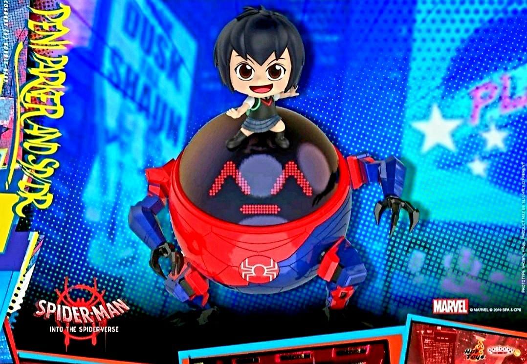 Misb Hot Toys Cosbaby Peni Parker And Sp Dr Marve Spider Man Into The Spider Verse Hobbies