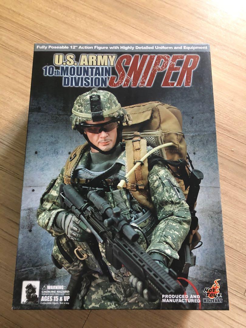 HOT TOYS U S ARMY Th MOUNTAIN DIVISION SNIPER Hobbies Toys Toys Games On Carousell