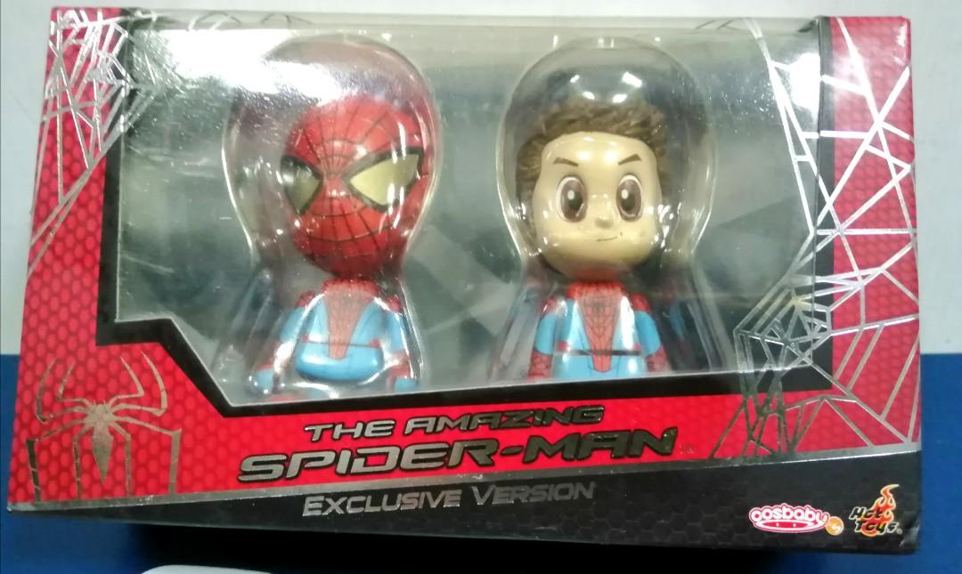 Hot toys 漫威 Marvel 蜘蛛人 Q版 公仔 書籍休閒與玩具 玩具公仔桌遊在旋轉拍賣