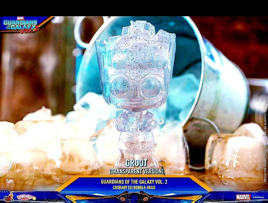 MISB Hot Toys Cosbaby Marvel Transparent Groot Guardians Of The Galaxy Vol 2 Hobbies Toys
