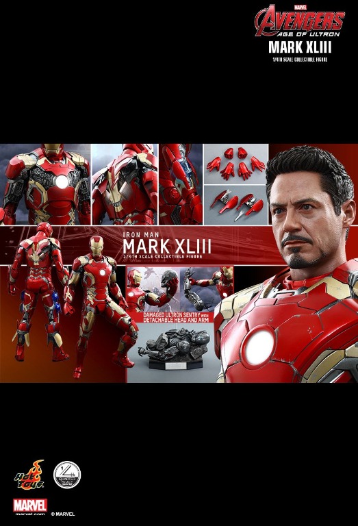 全新 冇啡盒 Hottoys Hot Toys QS QS Ironman Iron Man Mark 興趣及遊戲 玩具 遊戲類 Carousell